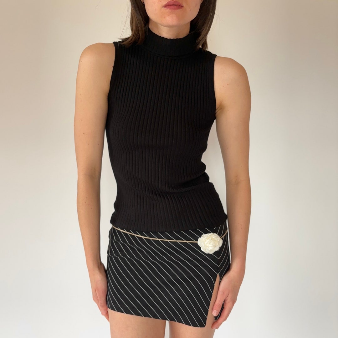 2000s sequin turtleneck