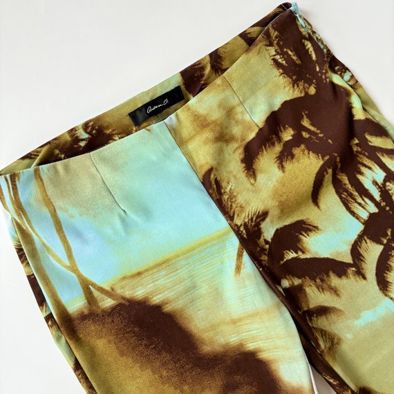 2000s Tropical Print Pants (M) - image 9