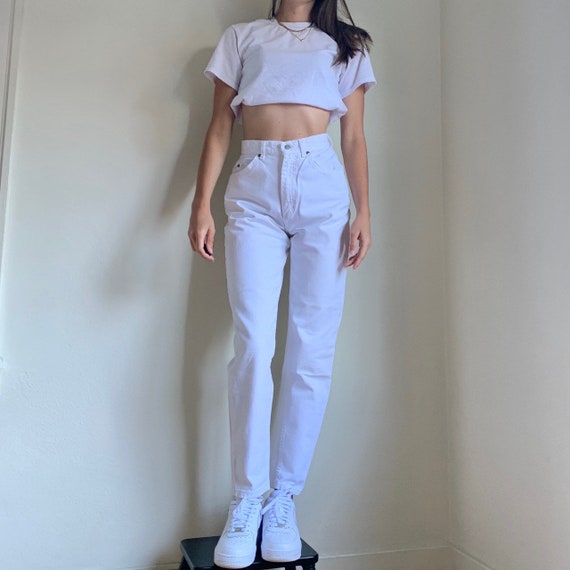 Vintage White Lee Jeans
