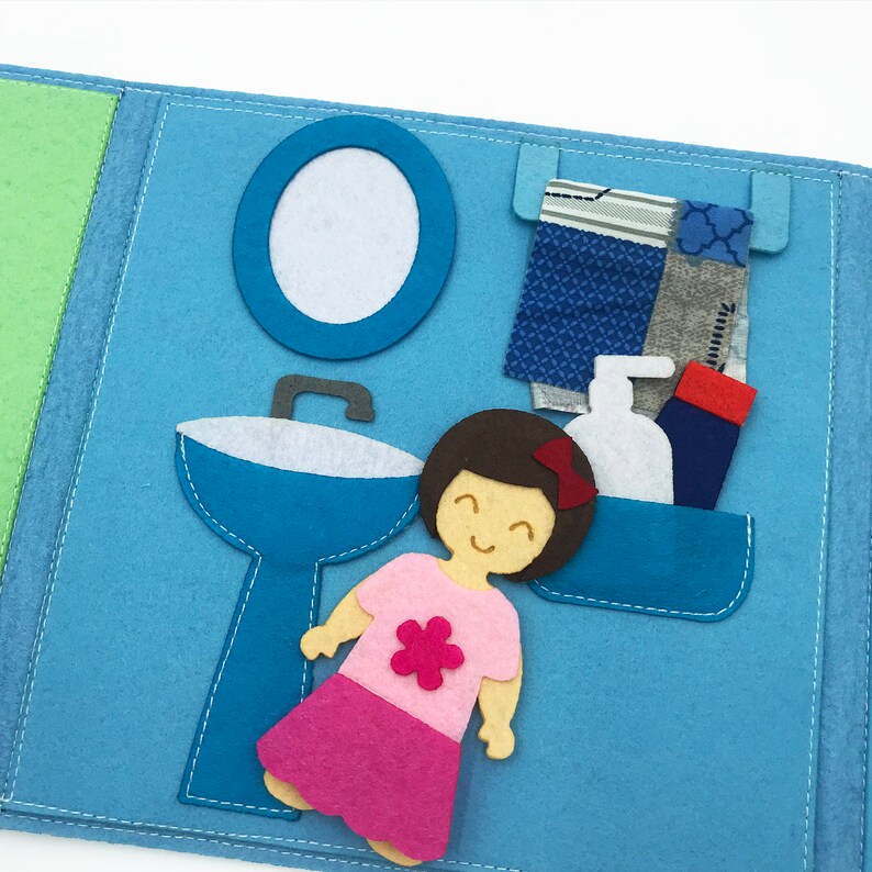 Toilet training quiet books activity book Felt book toddler Etsy