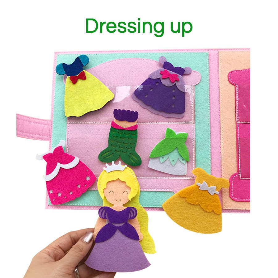 Toys & Games Quiet book for girl Princess Toys