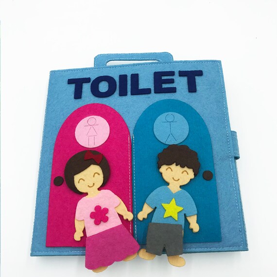Toilettentraining Ruhige Bucher Aktivitatsbuch Filz Buch Etsy