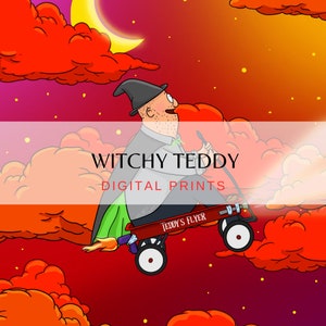 Descarga digital para imprimir de Teddy Witch