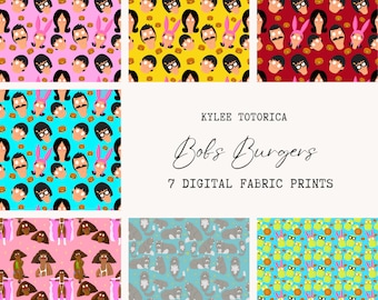 7 Bob&#39;s Burgers Inspired Digital Print Downloads