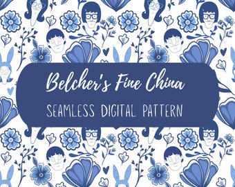 Belcher’s Fine China Seamless Digital Pattern