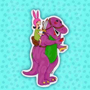 Bob’s Burgers Inspired Barney and Louise Sticker