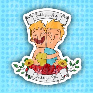 Bob’s Burgers Inspired Andy and Ollie Sticker