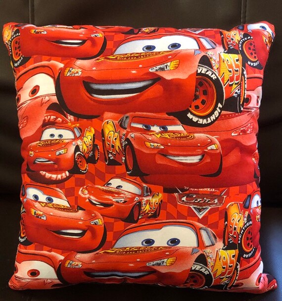 lightning mcqueen pillow