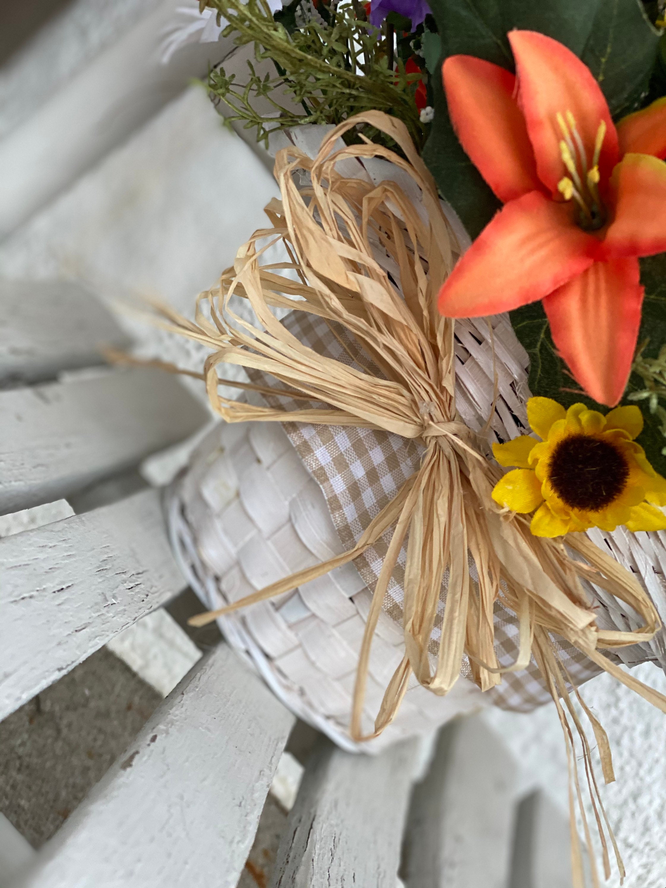 Basket Full of Posies Etsy