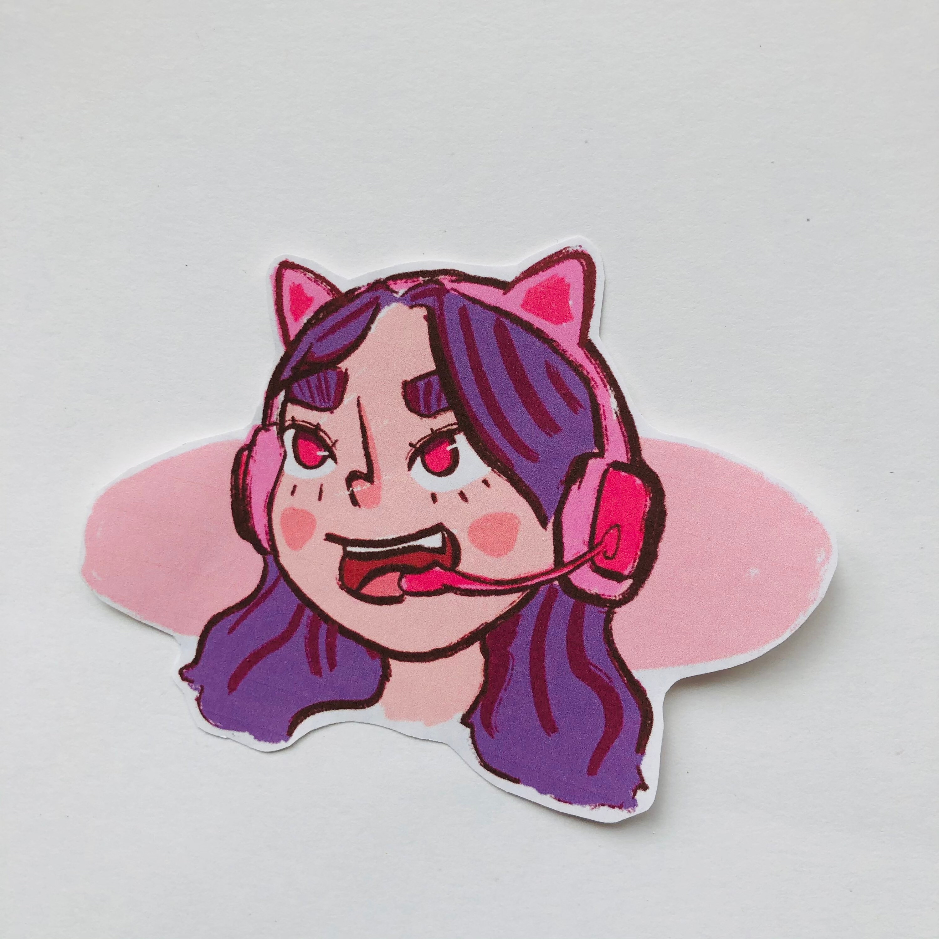 Gamer Girl Sticker Etsy