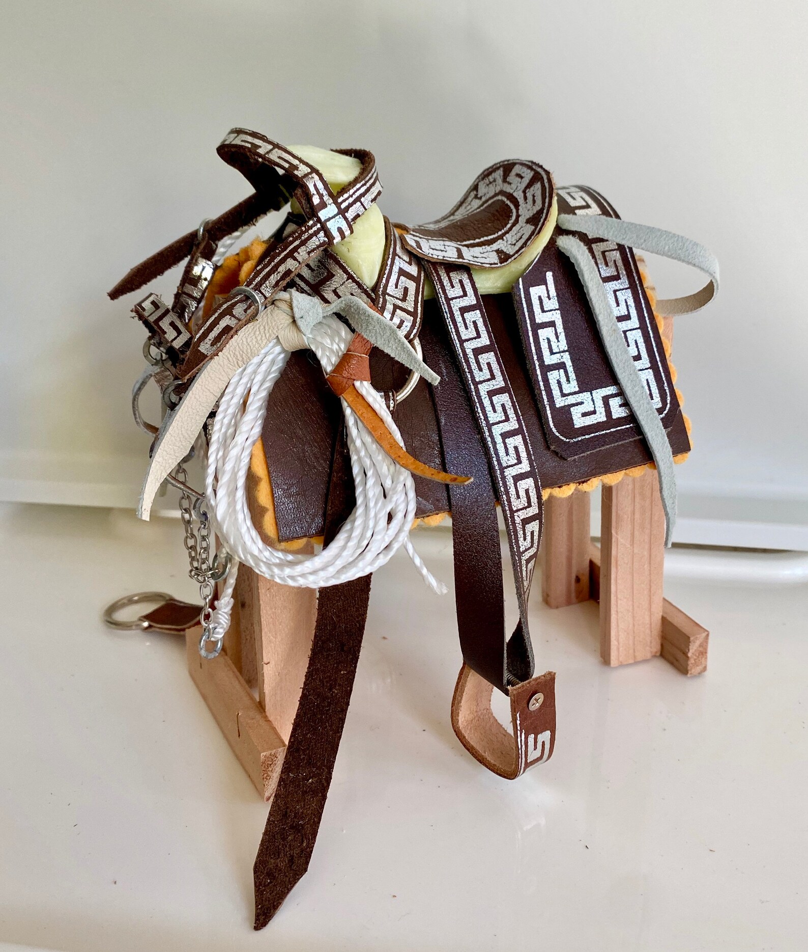 Miniature Saddle Etsy