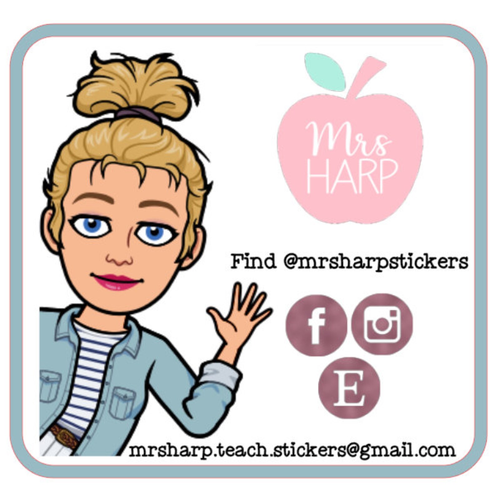 Personalised Christmas Cactus teacher/birthday/party stickers Etsy