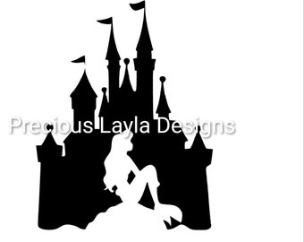 Free Free 300 Disney Castle Little Mermaid Svg SVG PNG EPS DXF File