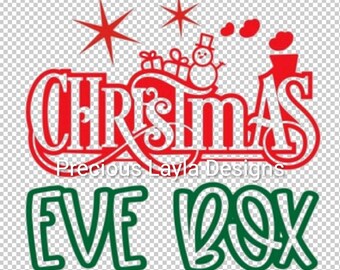 Download Christmas Eve Box Svg Etsy PSD Mockup Templates