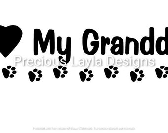 Granddog Svg Etsy