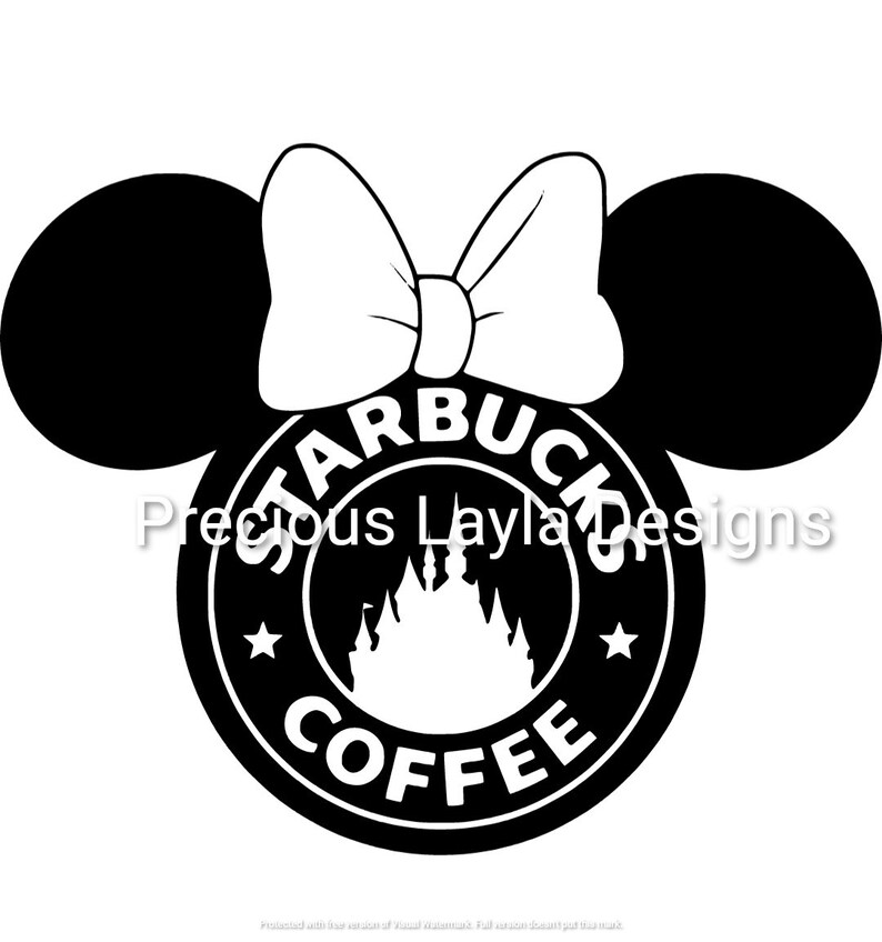 Download Starbucks coffee Disney Minnie mouse INSTANT DOWNLOAD svg ...
