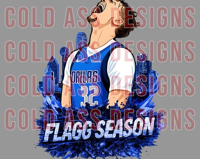 Featured listing image: FLAGG SEASON ready to print png for dtf dtg sublimation canvas prints and more
