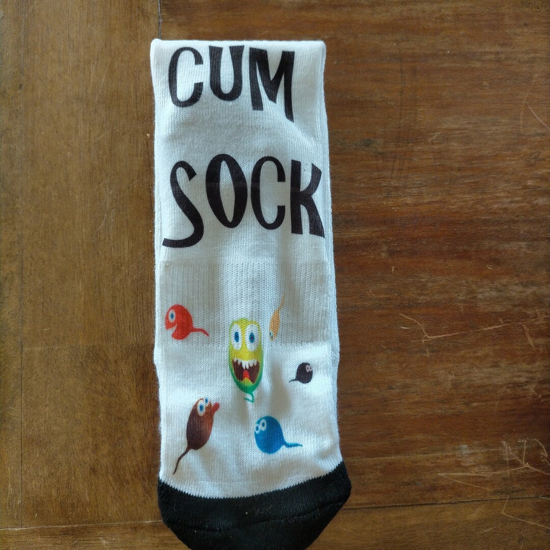 Cum Sock Novelty Funny Gift for Men Novelty R18 Sock Sock - Etsy