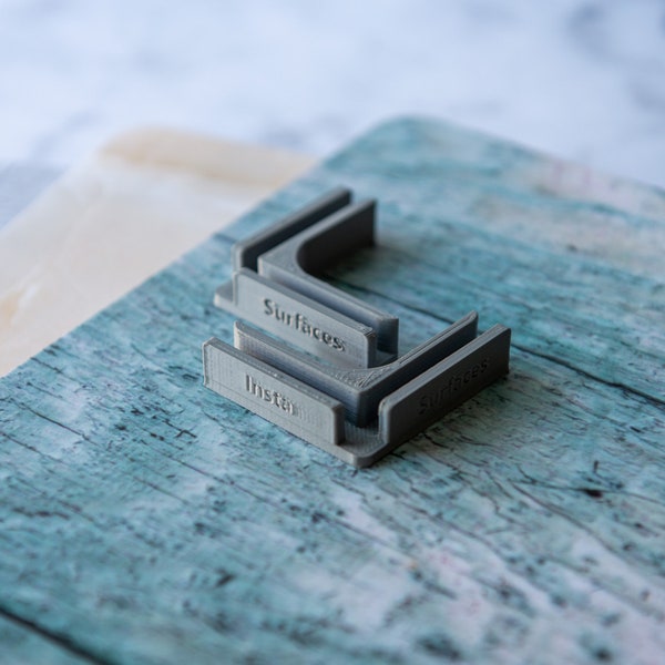 Set of 2 L-bracket stands for your InstaSurfaces boards, DIY product photography setup