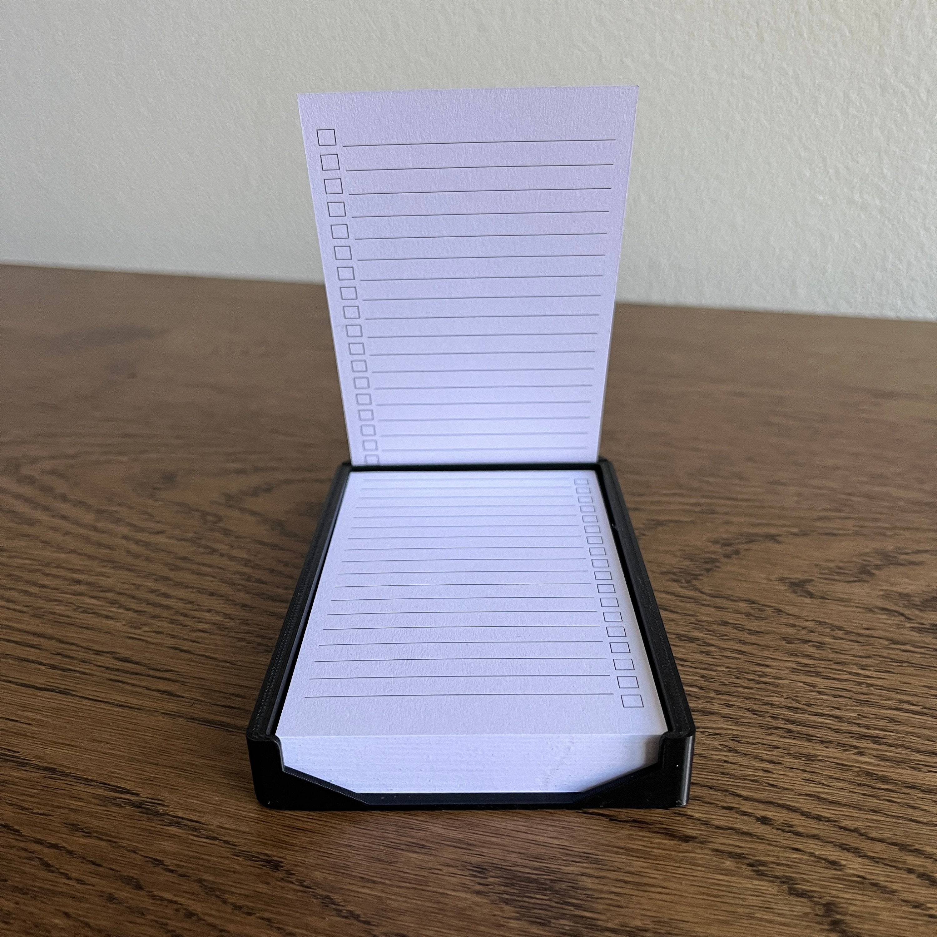 3D Printed Analog Note Pad Index Cards Holder 3x5 Starter Kit Includes