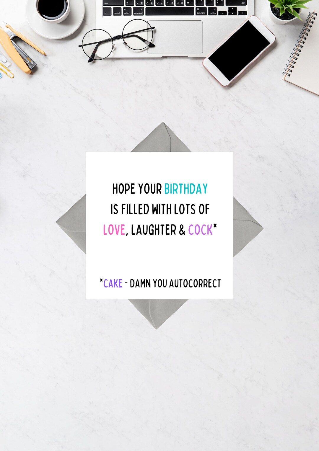 Hope Your Birthday is Filled With Lots of Love, Laughter & Cock Funny