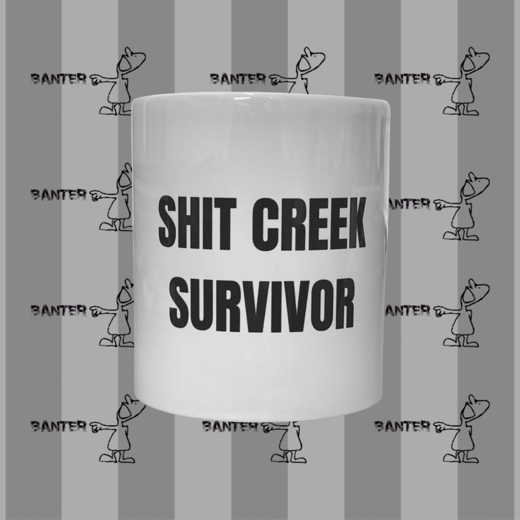 Funny Embroidered Patch, Shit Creek Survivor Patch
