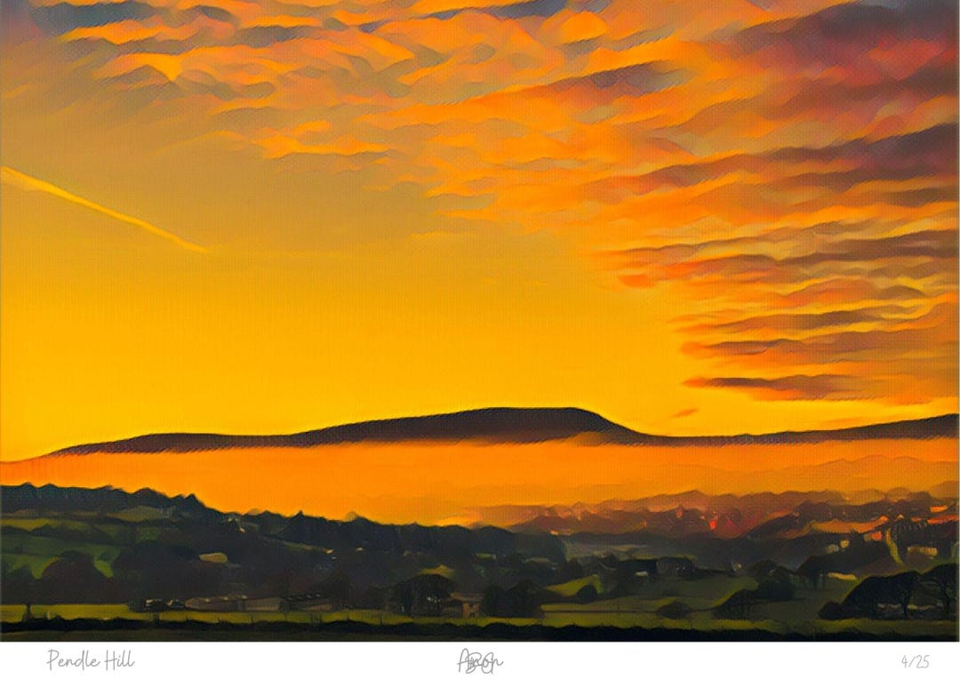 Pendle Hill Sunrise A3 Limited Edition Print Edition 5 Etsy UK pendle-hill-sunrise-a3-limited-edition-print-edition-5-etsy-uk