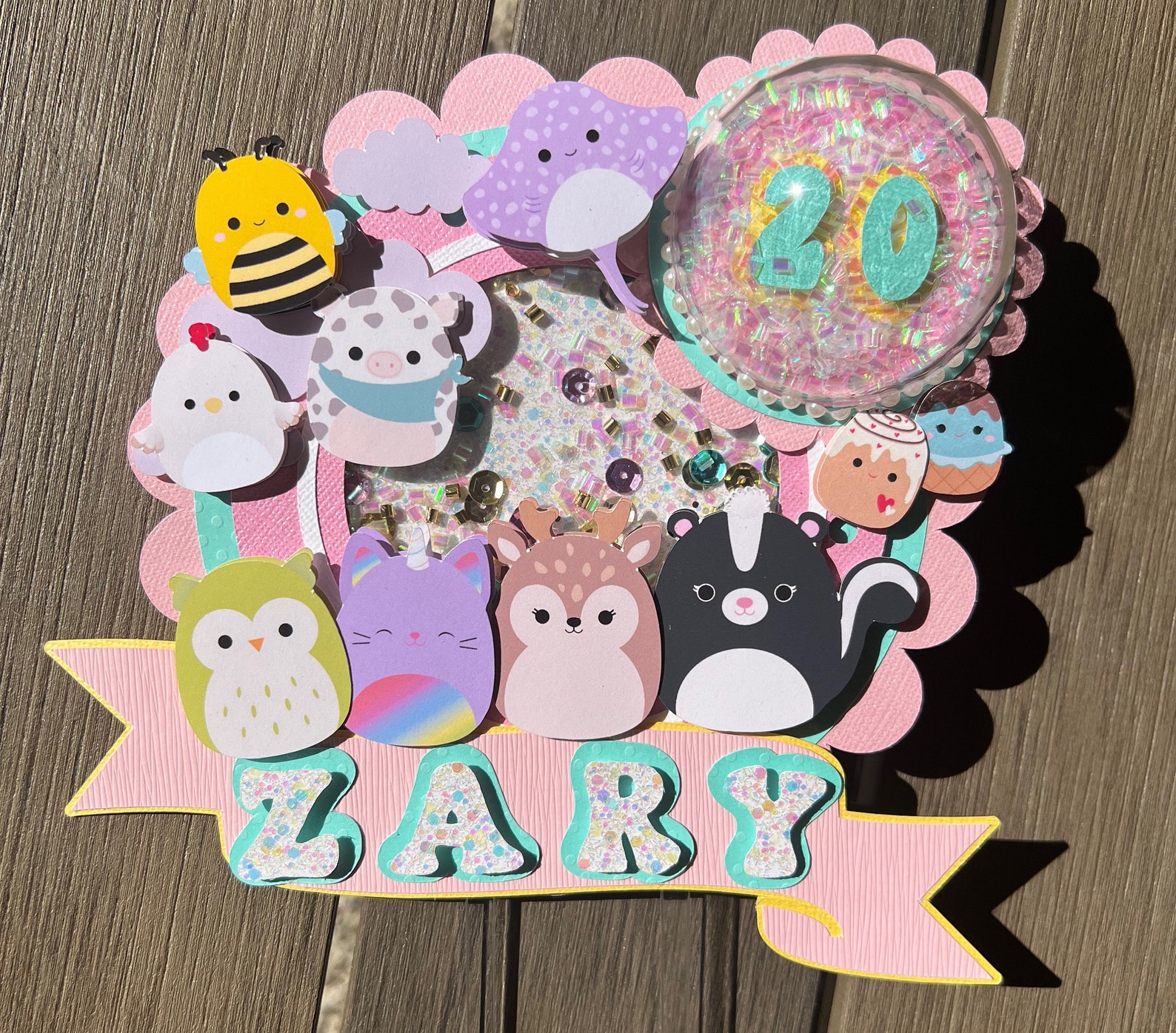 Squishmallow Cake Topper Etsy Squishmallow Cake Topper Etsy