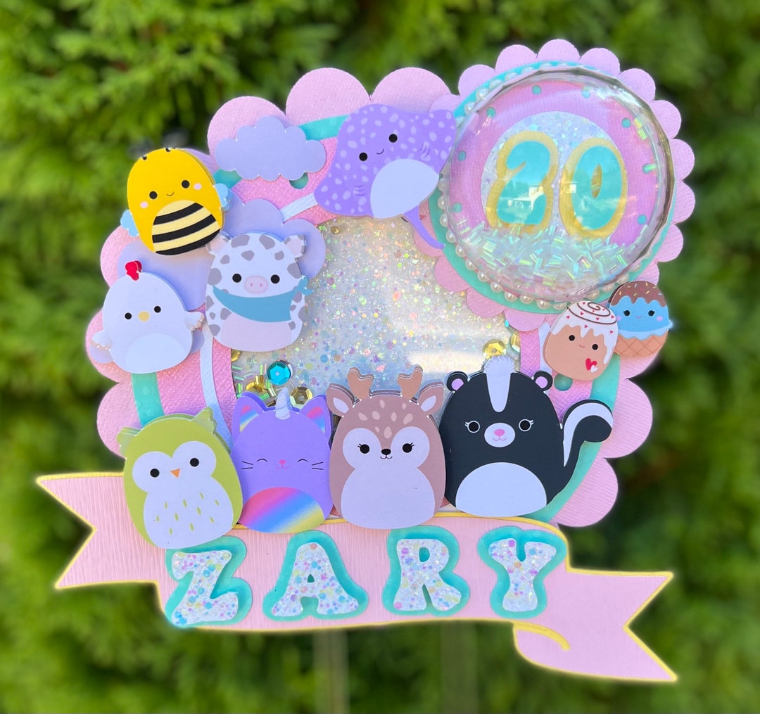 Squishmallow Cake Topper Etsy