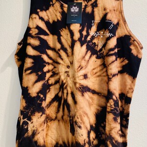 Reverse dyed tank top
