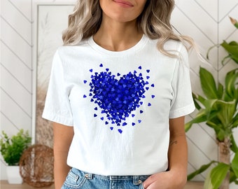 ORIGINAL DESIGNER | Blue Heart | Personal use only | sublimation design | digital design