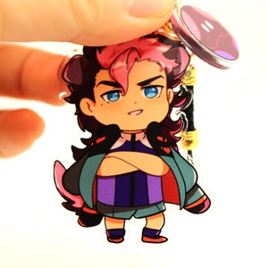 Guel puppy charm with matching Haro side charm | Witch From Mercury x Spirit Animal Series