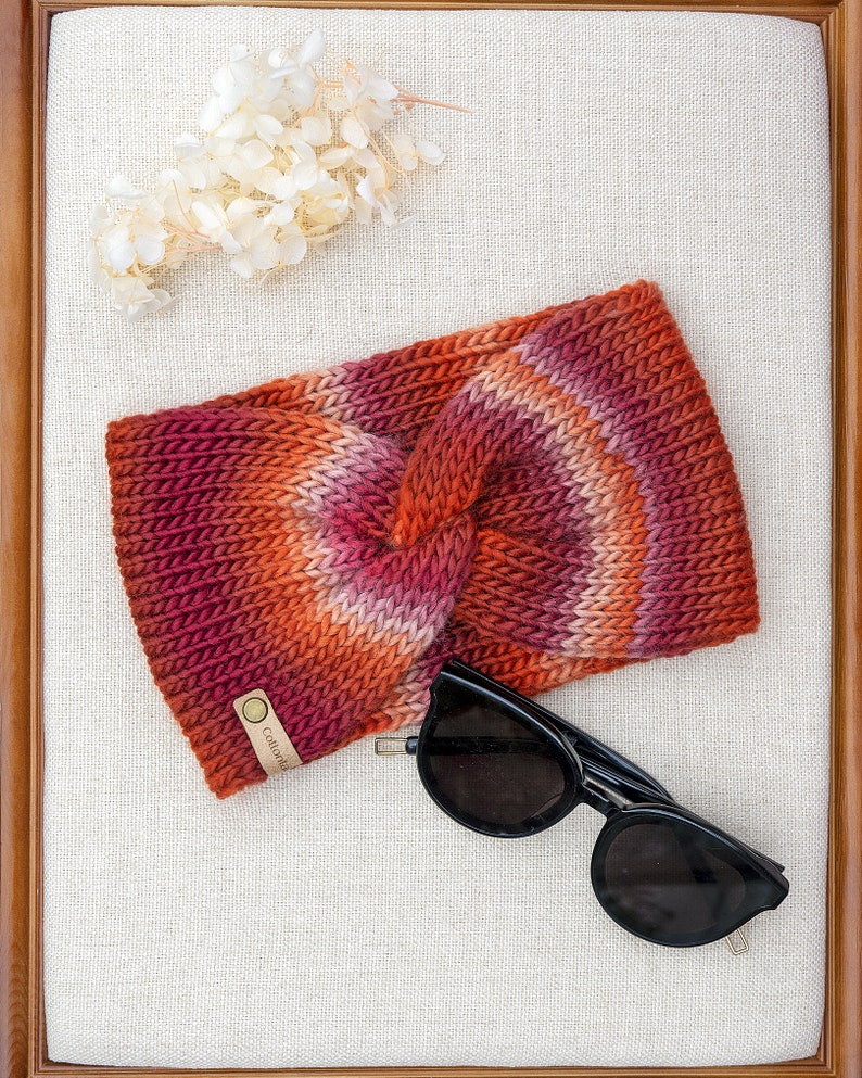 Knit Twist Turban Headband // Ear Warmer Knit Twist 