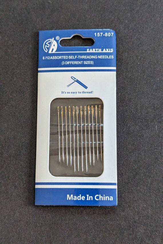 Hemline Gold Eye Selbst-Einfädel-Nadeln – Pro Packung In Größe 4–8