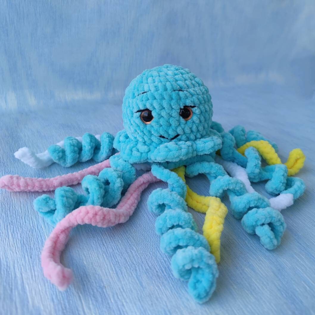 Amigurumi jellyfish. Crochet jellyfish. Crochet plush Etsy