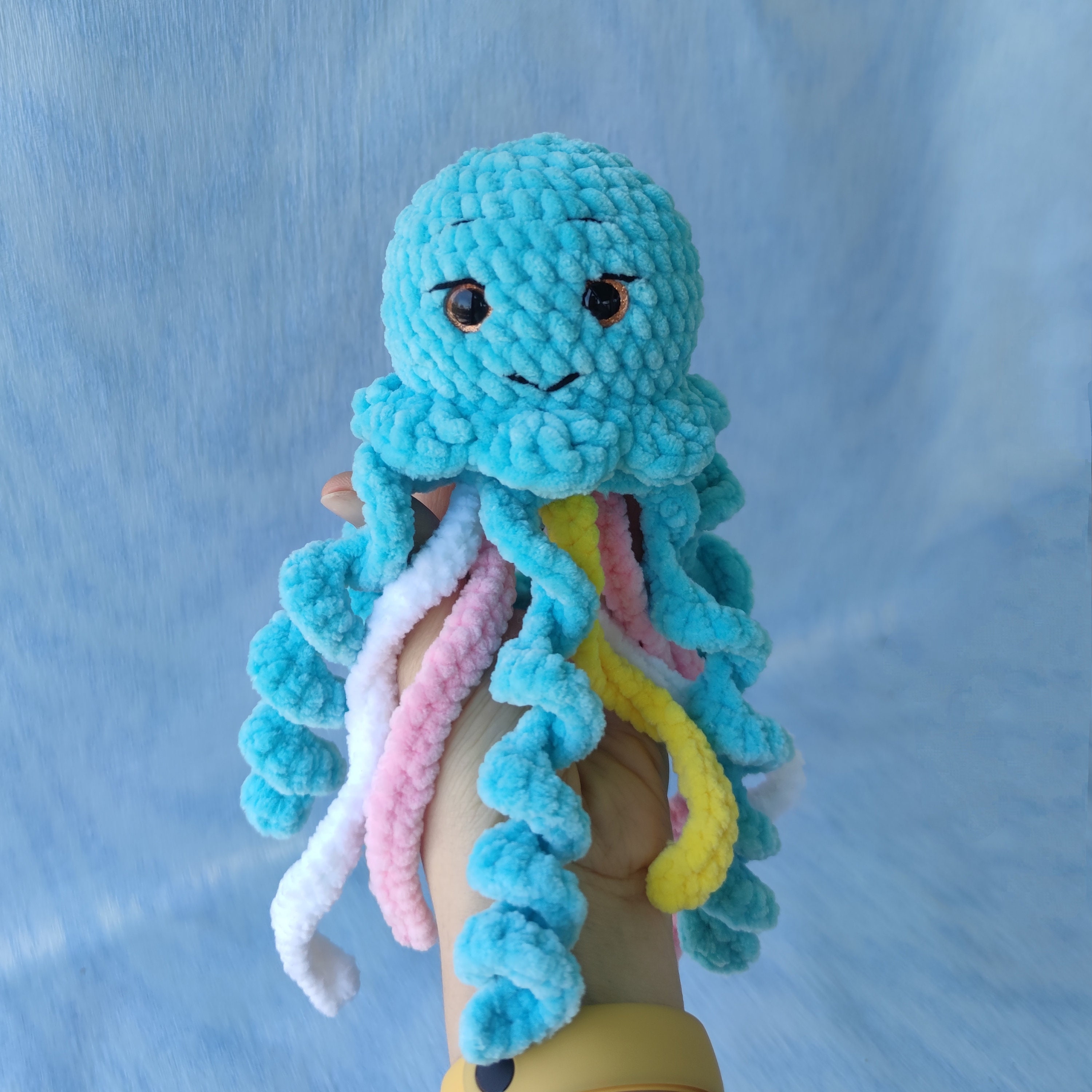 Amigurumi jellyfish. Crochet jellyfish. Crochet plush Etsy