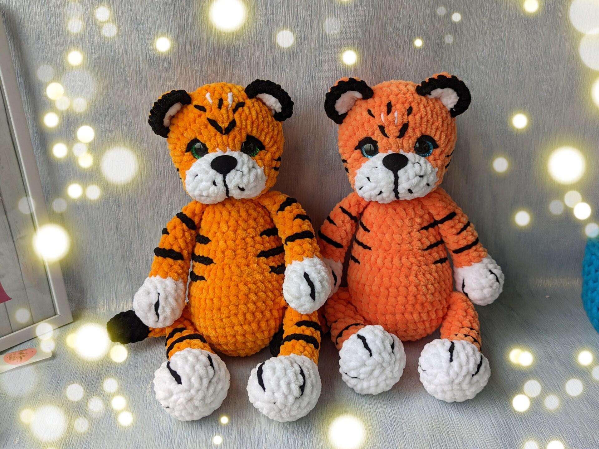 Tiger Crochet Pattern PDF English Plush Stuffed Tiger | Etsy UK