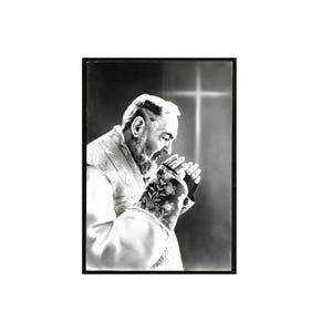 St. Padre Pio - Vintage Foto - Heiliger Pater Pio Bild