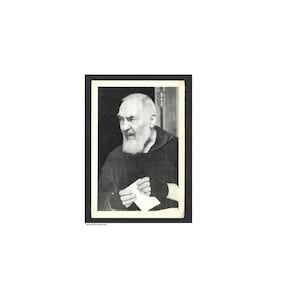 St. Padre Pio - Vintage Foto - Heiliger Pater Pio Bild