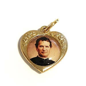 St. John Bosco - Medal - Catholic Charm - Pendant - Mary Help Of Christians