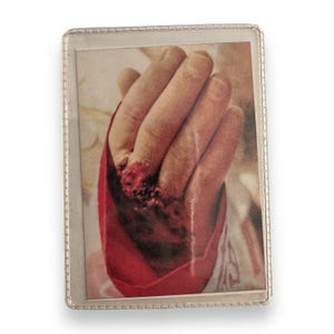 Carte Saint-Père Pio vintage - Relique de Saint-Père Pio de Pietrelecina