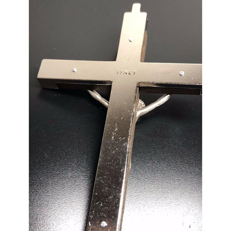 4 1/2 Wood Wall Hanging Cross Crucifix Blessed Etsy