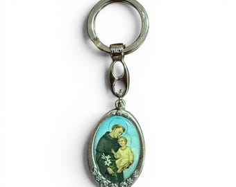 St. Anthony Keyring - Blessed by Pope Leo
