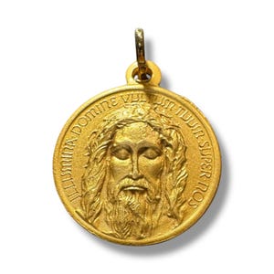 Médaille de la Sainte Face de Jésus -Saint Suaire -Santa Faz -Sindone -Oviedo -Volto Santo