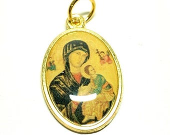 Katholieke religieuze hanger Onze-Lieve-Vrouw van Altijddurende Bijstand