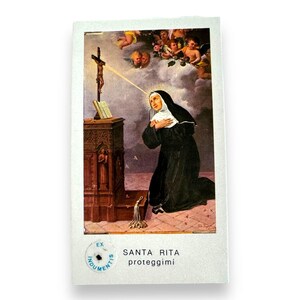 Santa Rita Relic Prayer Card - For Desperate Cases