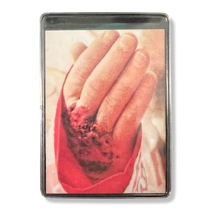 Carte Saint-Père Pio vintage - Relique de Saint-Père Pio de Pietrelecina