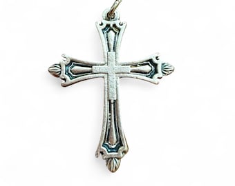 Pope Leo Replica Cross - Silver-tone - Blessed by Pope Leo XIV