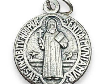 St. Benedict 3/4" Medal Set of 2 – Exorcism – Blessed by Pope