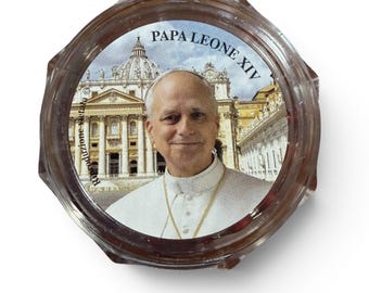 Pope Leo Rosary - Red Wood - Blessed by Pope Leo XIV
